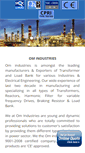 Mobile Screenshot of om-industries.com